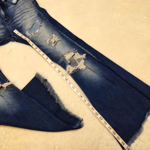KanCan high rise flare jeans size 24 - Picture 4 of 13